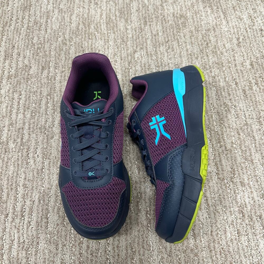 NWOB Kuru Quantum 2 shoe sneakers 7.5 electric grape midnight blue